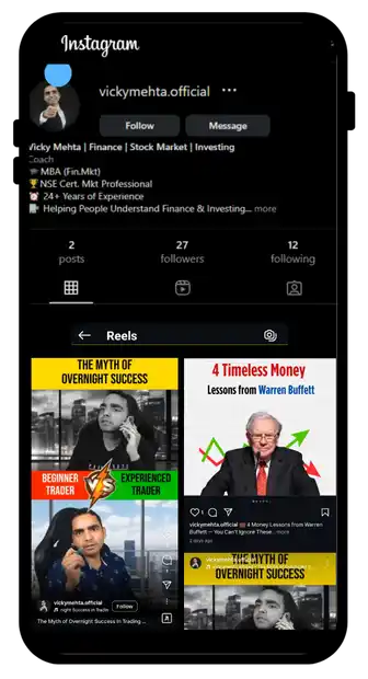 Trading Seekho Instagram Account